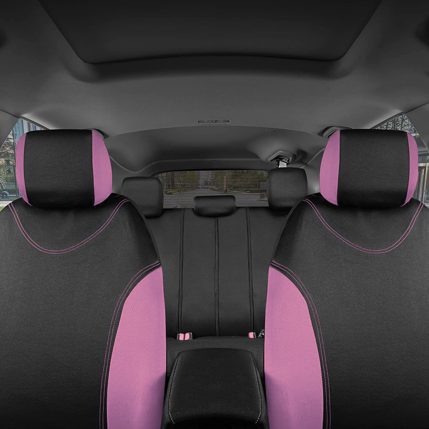 5-Seat Car Seat Cover, Classic And Timeless Design, Thin 2mm Thickness, Suitable For All Seasons 12