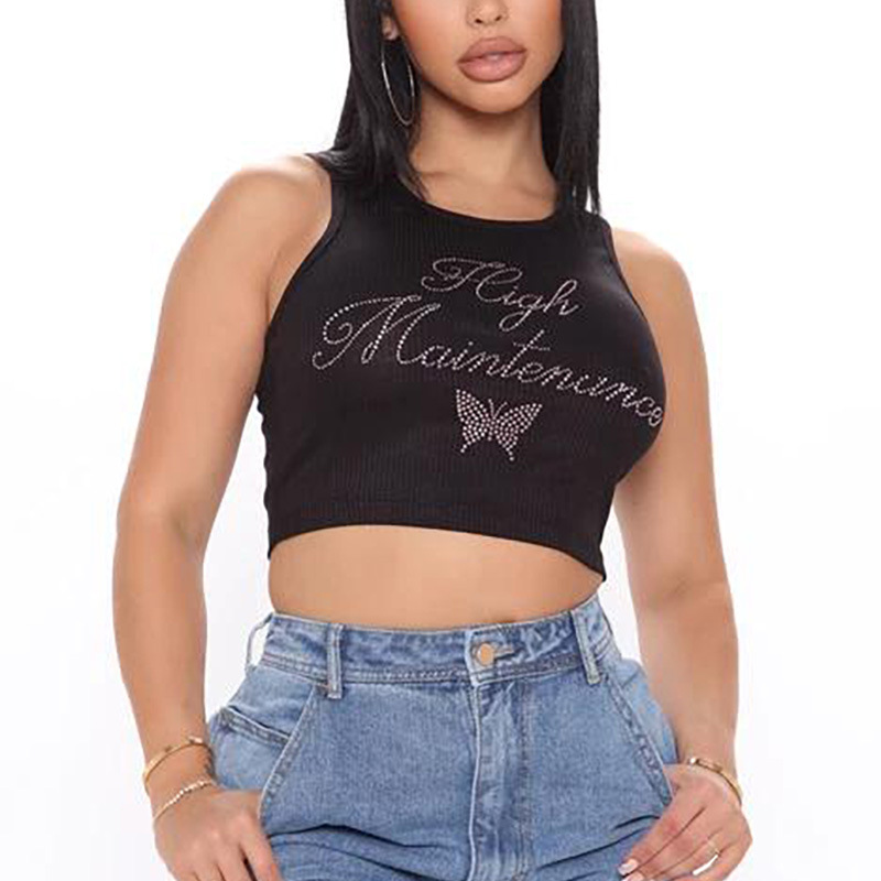 Women's Diamond Butterfly Slimming Vest Top 4