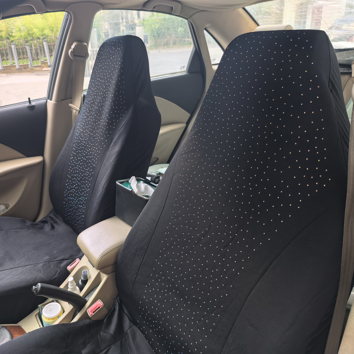 5-Seat Car Seat Cover, Classic And Timeless Design, Thin 2mm Thickness, Suitable For All Seasons 11