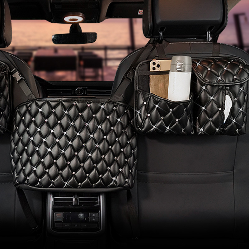 Car Storage Paper Towel Chair Back Storage Bag 6