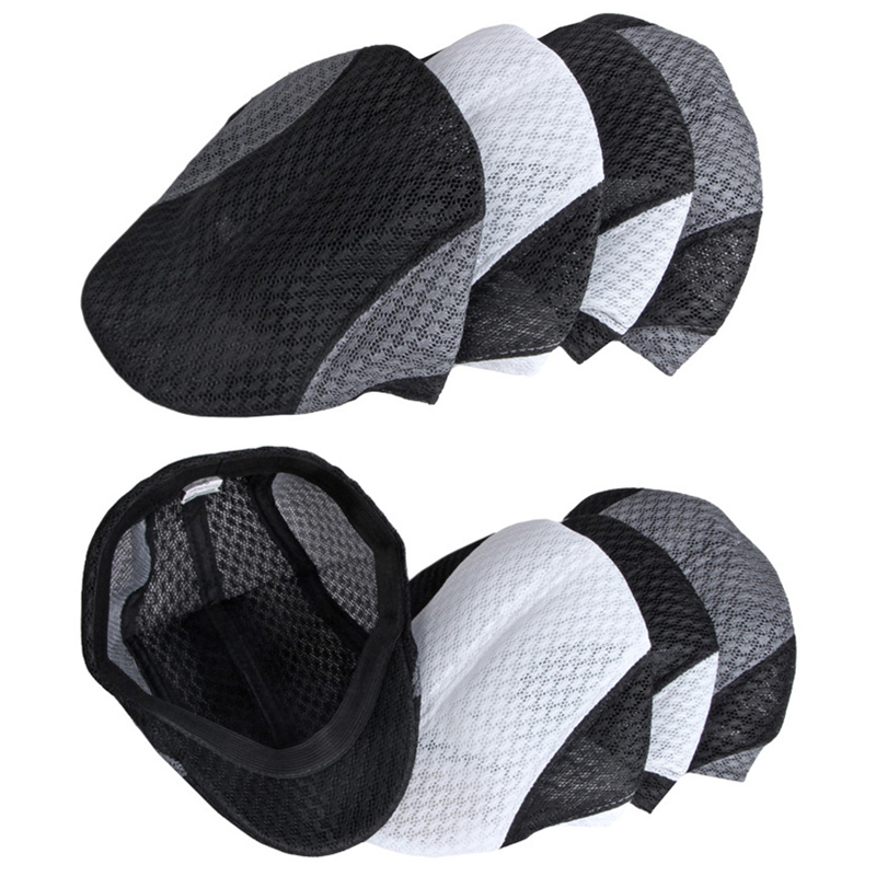 Simple fashionable men's hollow mesh polyester cap