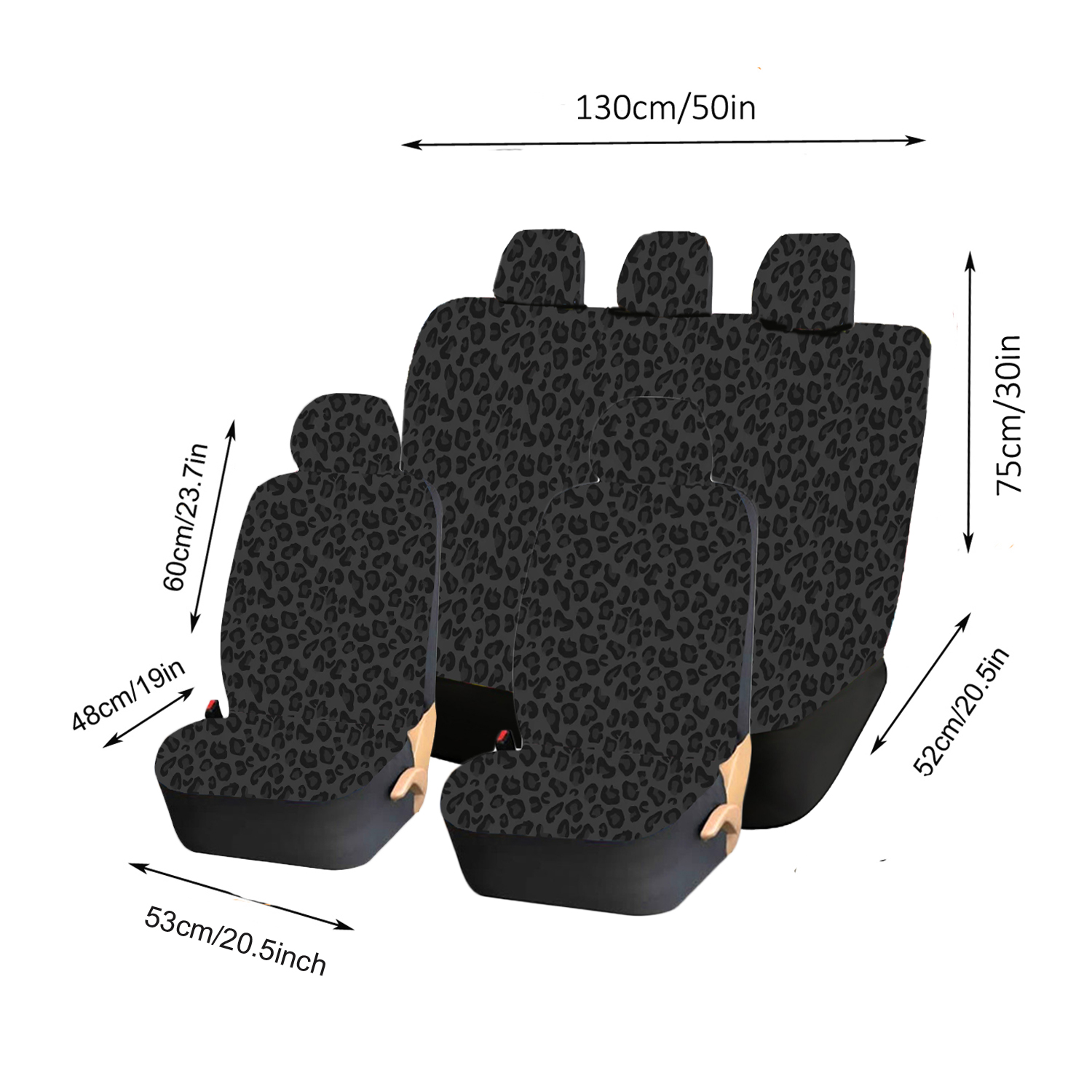 5-Seat Car Seat Cover, Classic And Timeless Design, Thin 2mm Thickness, Suitable For All Seasons 2