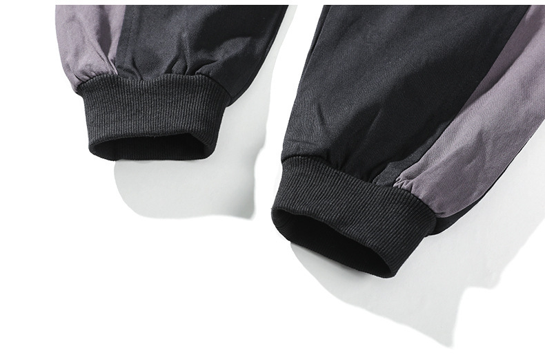 Contrast Color Drawstring Pants 12