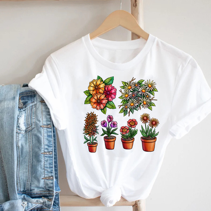 Harajuku Men's Cartoon Casual T-Shirt 2