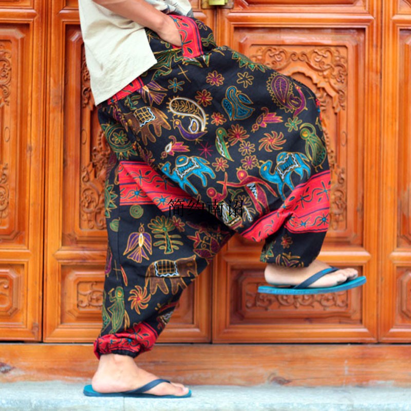 Trendy Plus Size Loose Lantern Pants 4