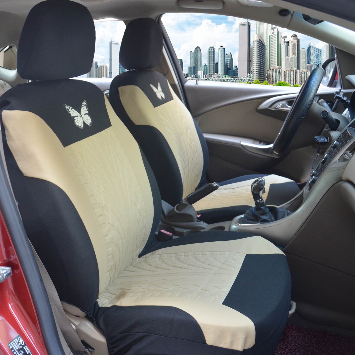 5-Seat Car Seat Cover, Classic And Timeless Design, Thin 2mm Thickness, Suitable For All Seasons 12