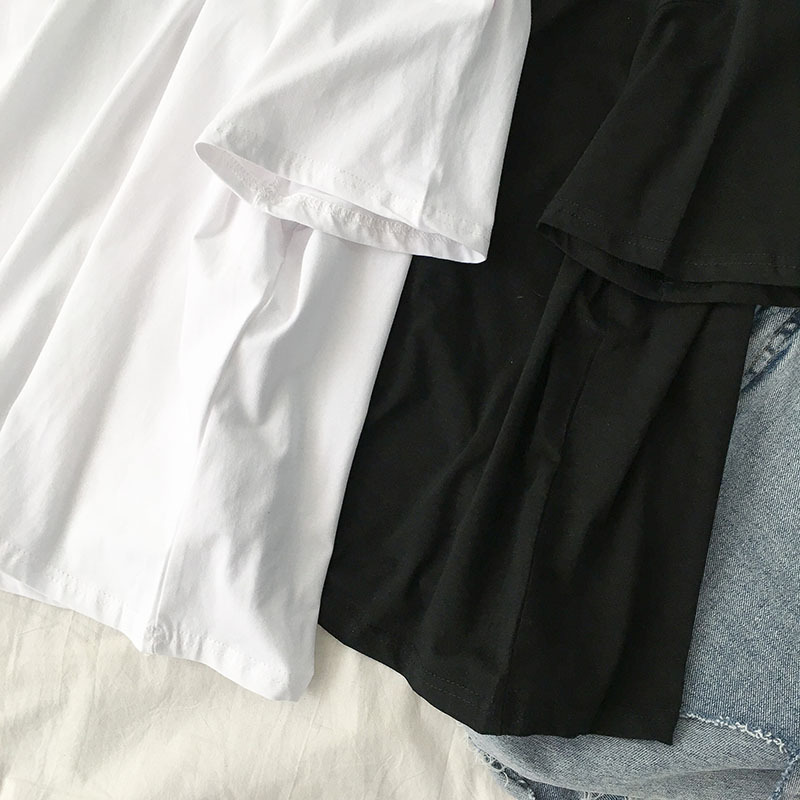 Casual Loose Fit Round Neck T-Shirt 2
