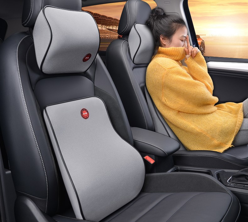 Car Headrest Neck Protector Backrest Car Seat Pillow Lumbar Pillow Memory Foam 9