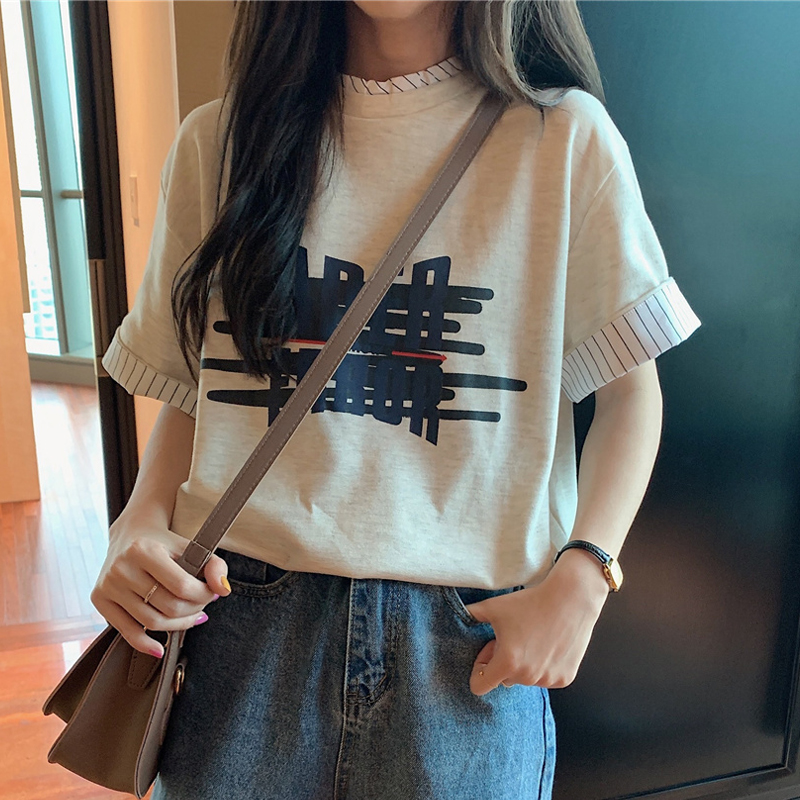 Harajuku Style Loose Fit Short Sleeve T-Shirt 3