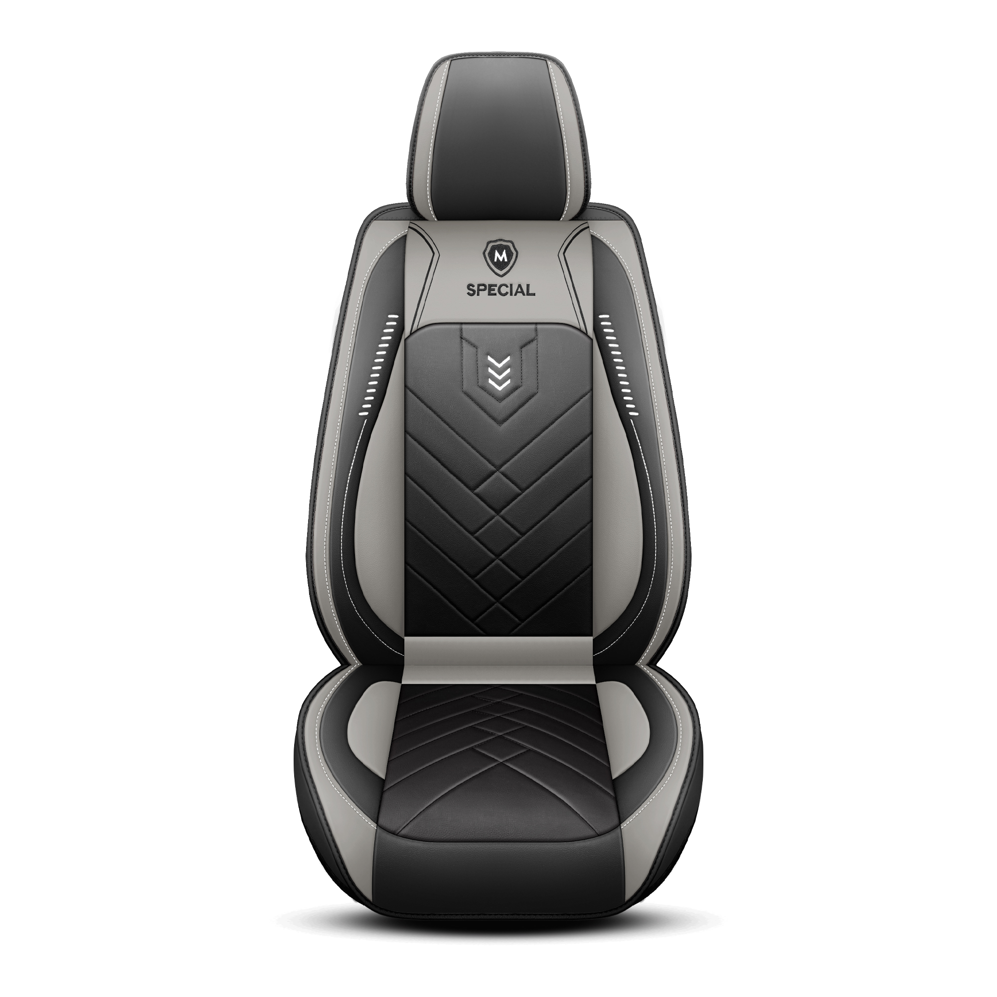 Sport Rocket Design Racing Car Seat Covers Red Black PU Leather Full 5-Seat Set Breathable Wearproof Universal Automotive Seat Cushion Protectors 5