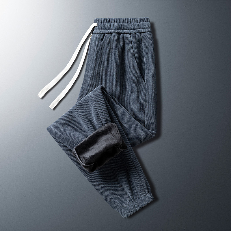 Men's Corduroy Plush Lounge Pants 2