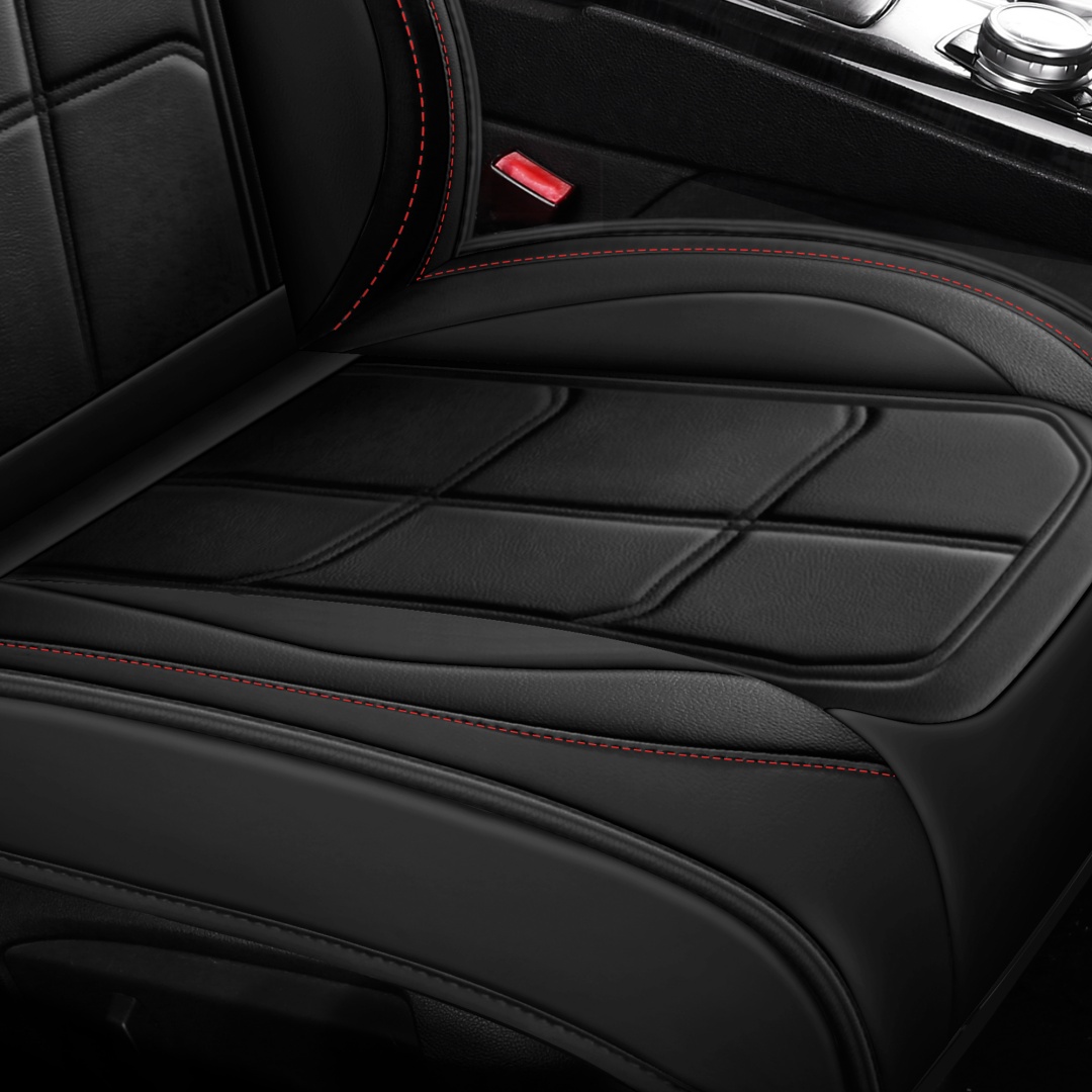 Universal 5 Seats Full Leather Car Seat Covers 8 Optional Colors Wear Resistant Auto Interior Seat Cushion Protectors For Most Vehicles 5