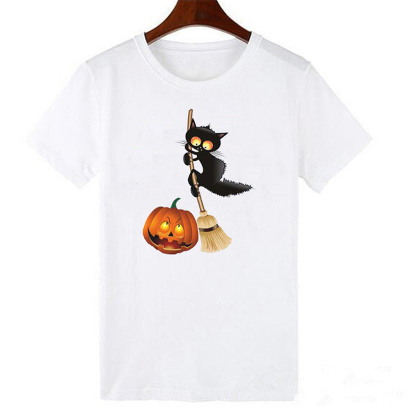 Black Cat Paw Print T-Shirt 6