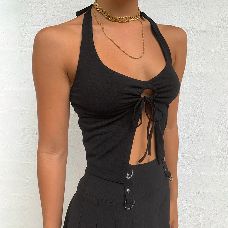 Hollow Halter Strap Vest for Women 4
