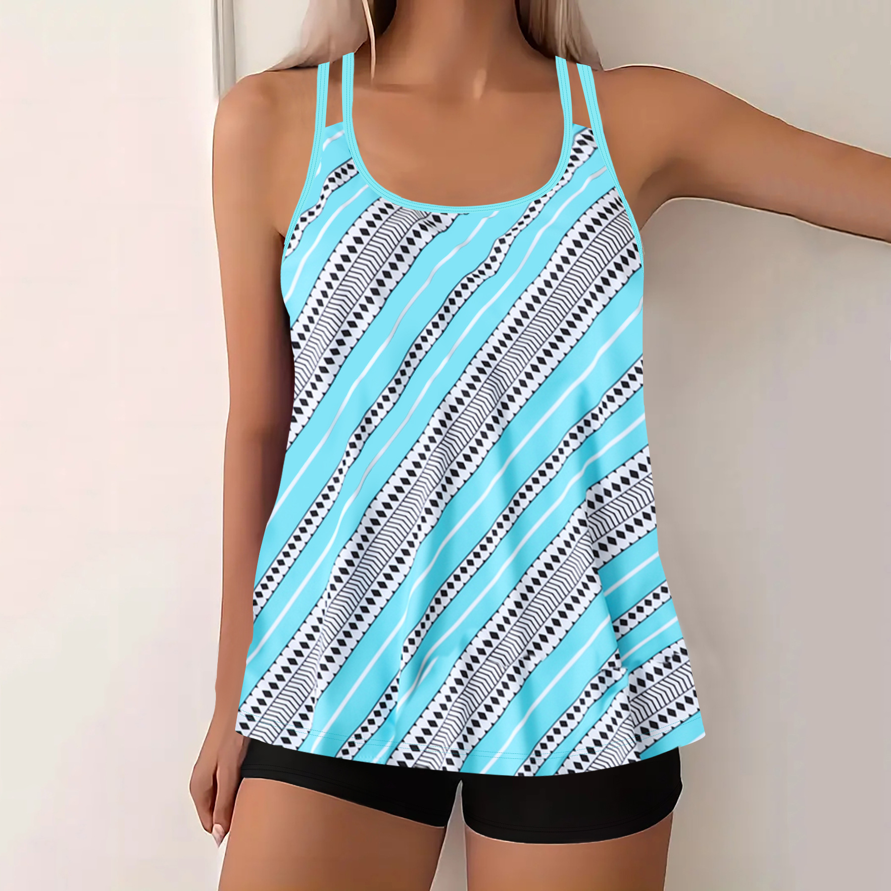 High-Waisted Printed Bikini Set 4
