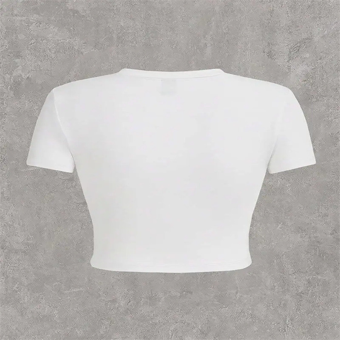 Slim Fit Sexy Short T-Shirt 2