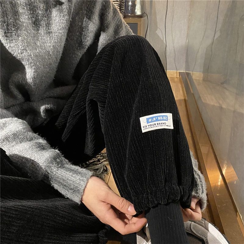 Fall/Winter Labeled Straight-Leg Harem Jogger Pants 2