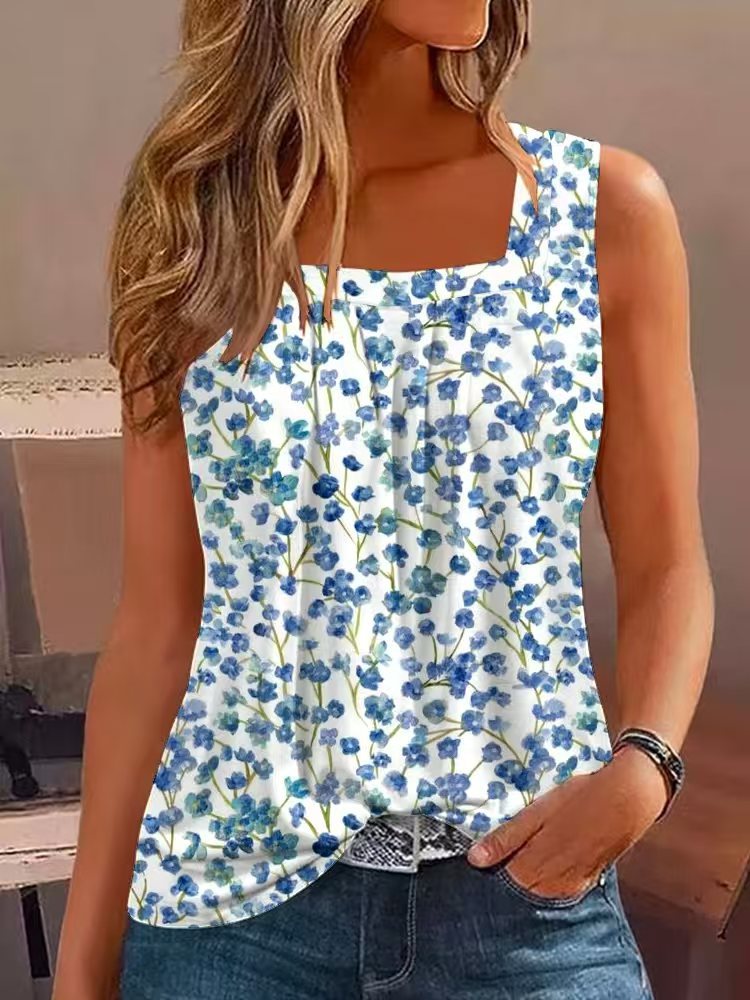 Casual Off-Shoulder Sleeveless T-Shirt 8