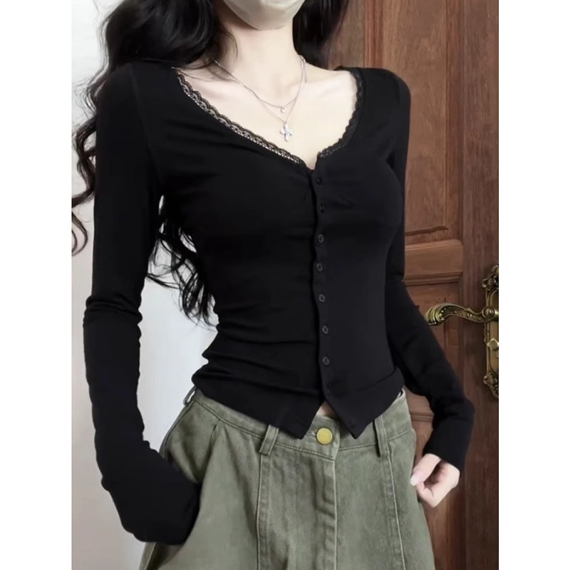 Pure Desire Sexy Collar Short Sleeve Shirt 5