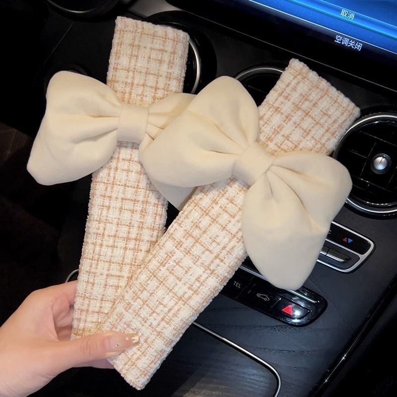 Car Seat Belt Simple Bow All-season Universal Shoulder Protector 9