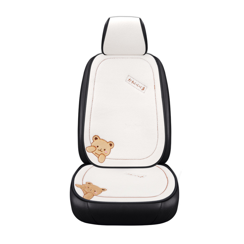 Car Cushion Winter Plush Three-piece Set 2