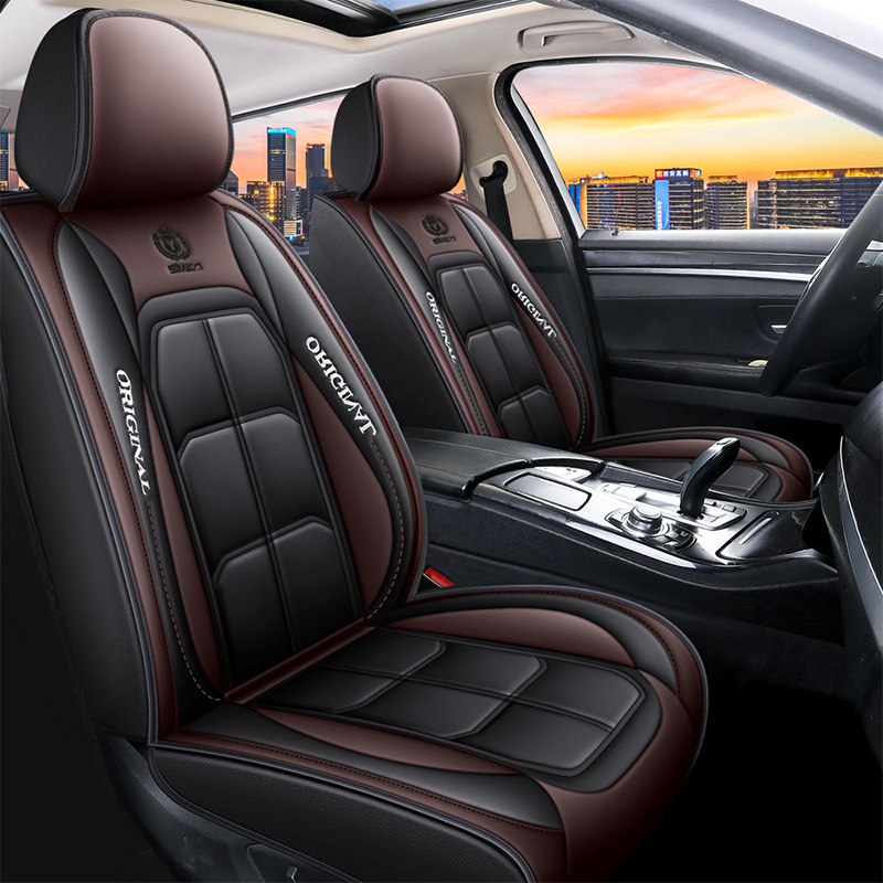 Full-leather Car Seat Cover, Single Seat 9