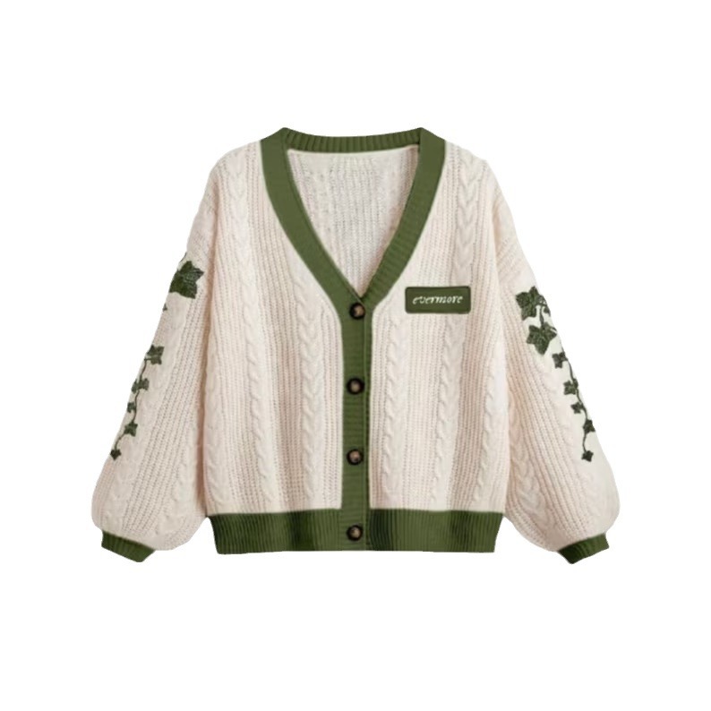 Women's Casual Woolen Cardigan Jacket