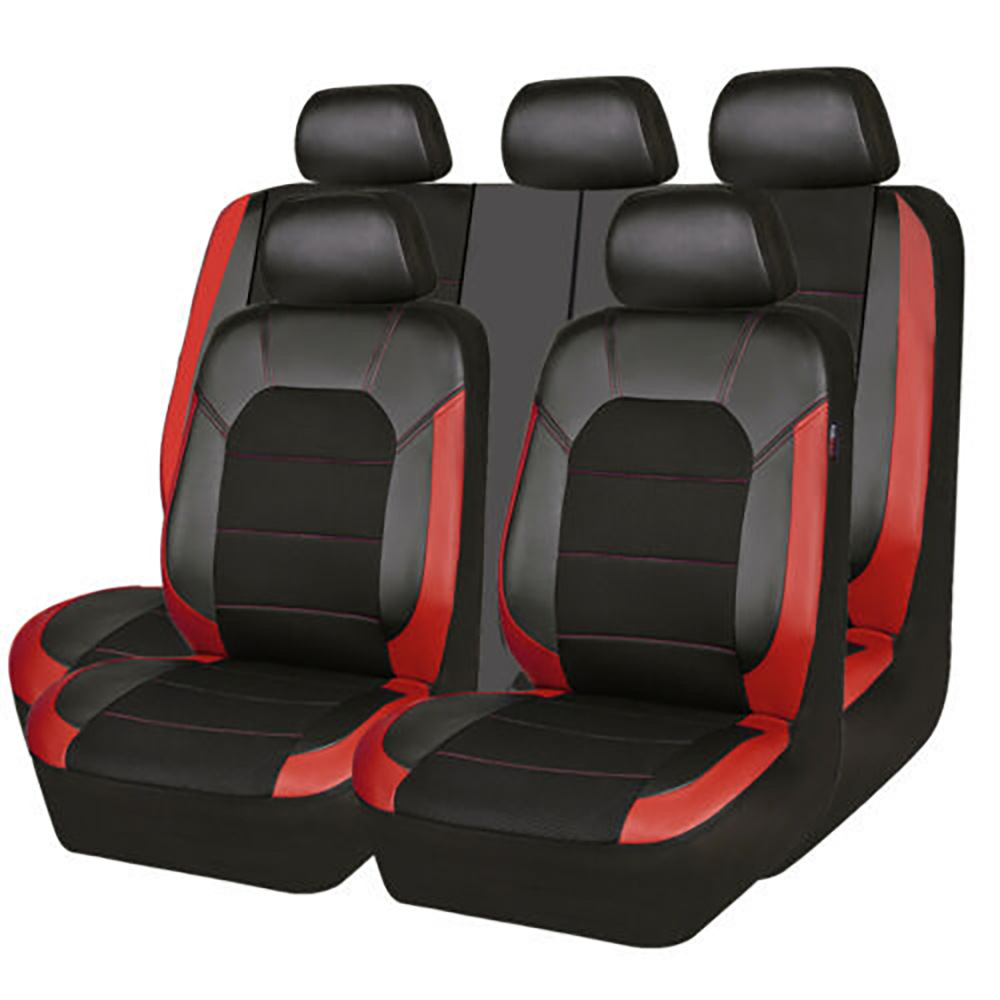 Car Seat Cover Bracket Sandwich Stitching Pu Leather 5