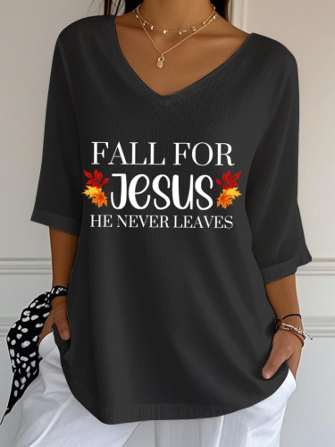 Striped Loose-Fit Crew Neck Top for Women 6
