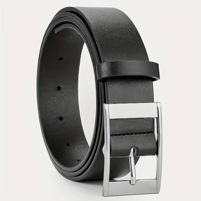 Versatile Unisex Pin-Buckle Microfiber Belt