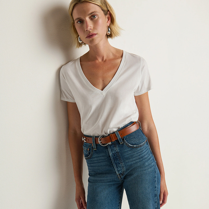 Minimalist Chic Bamboo-Cotton Relaxed Fit Top 3
