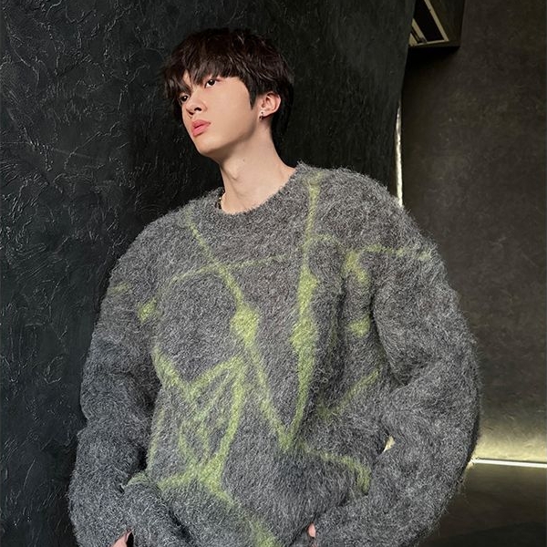 Men's Loose Pullover Sweater