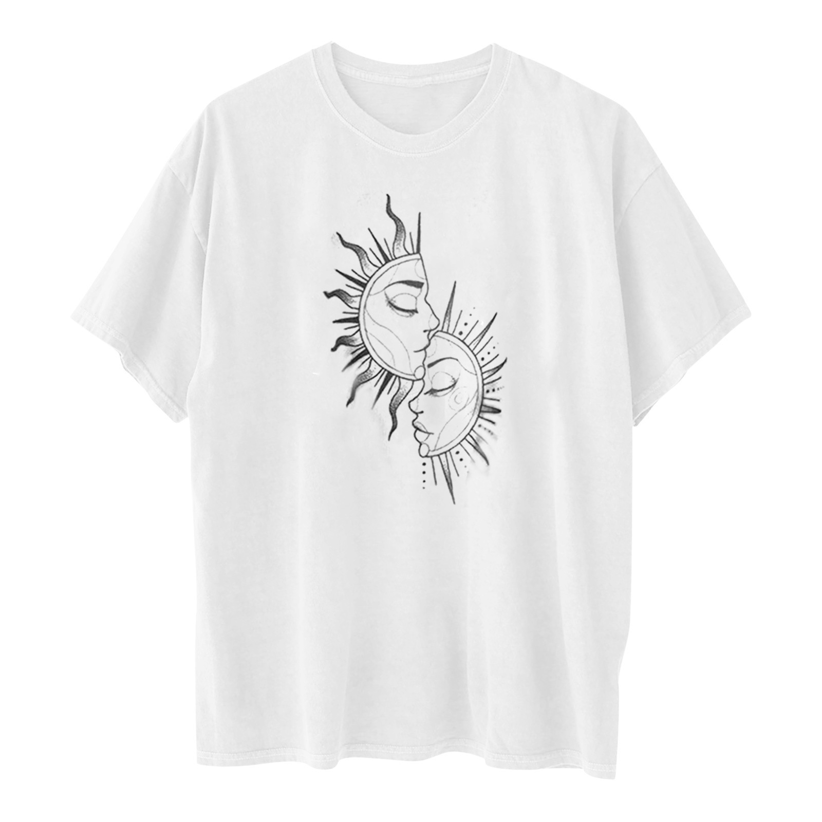 Sun and Moon Printed T-Shirt 8