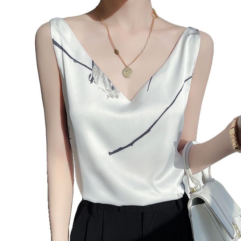 Satin Crew Neck Camisole 5