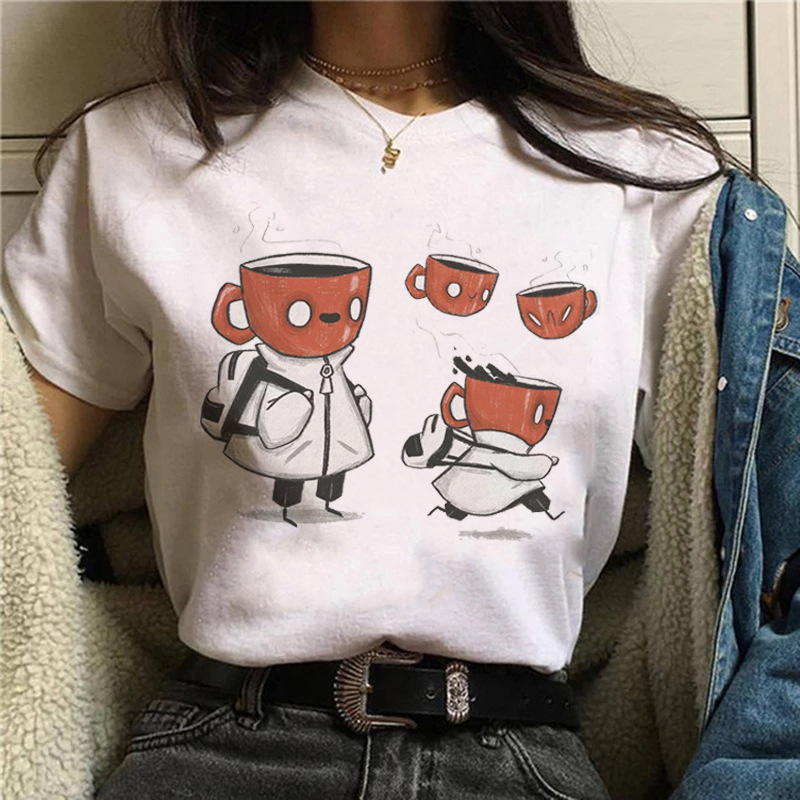 Cute Cartoon Printed Casual T-shirt 4