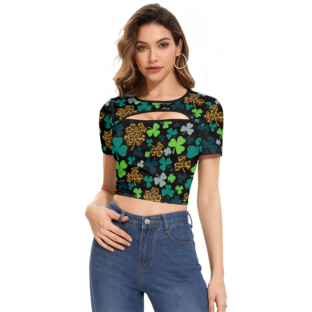 Women's Irish St. Patrick's Day Short T-Shirt 3