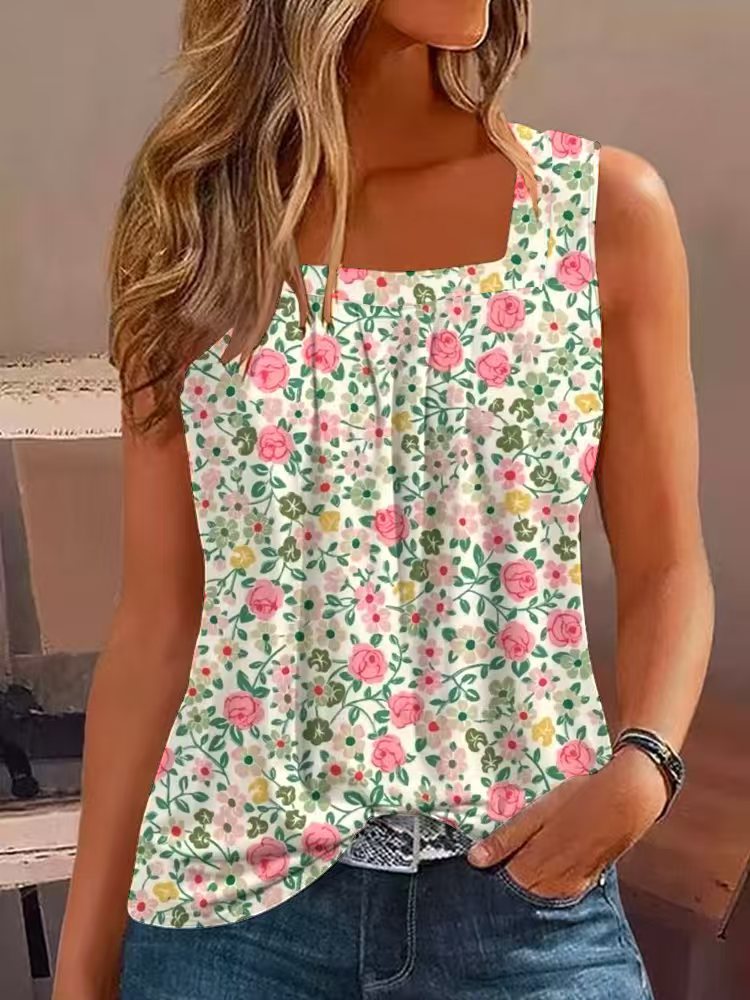 Casual Off-Shoulder Sleeveless T-Shirt 9
