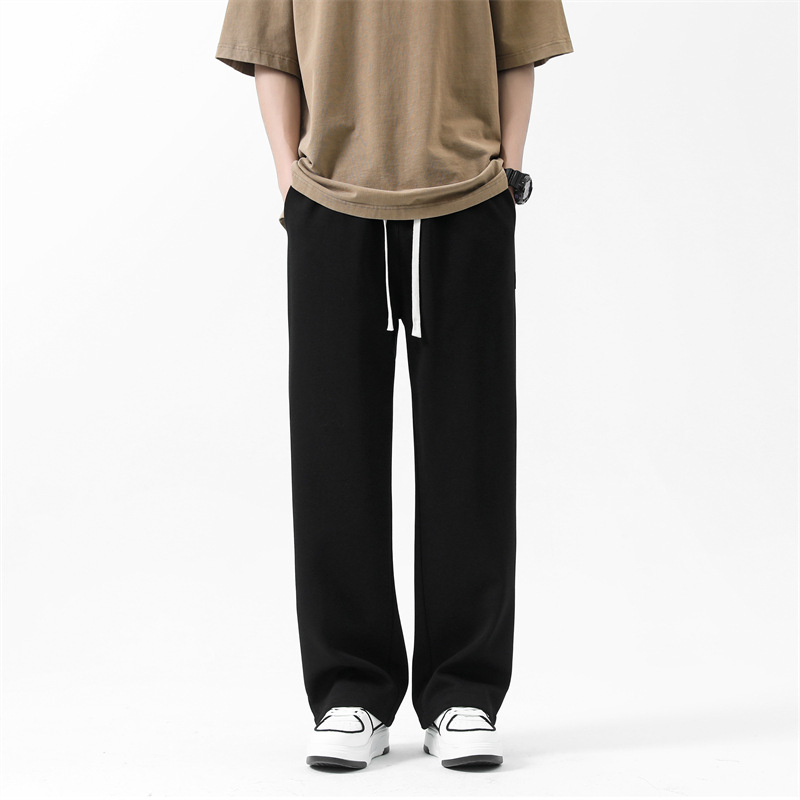 Loose Fit Drawstring Sweatpants 2