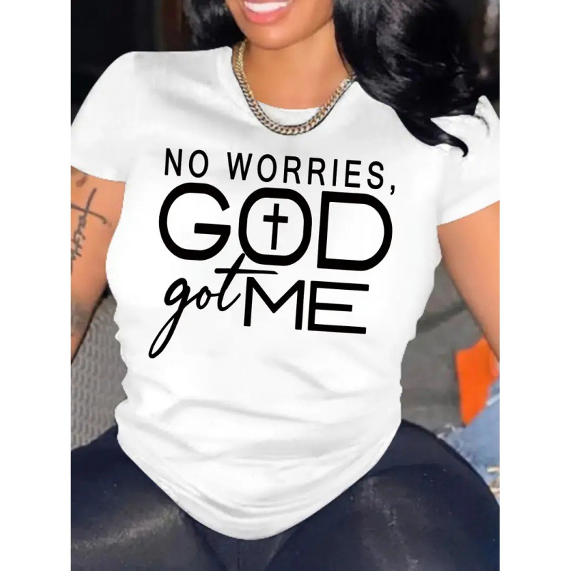 Cute Retro Minimalist Plus Size Graphic Tee 2