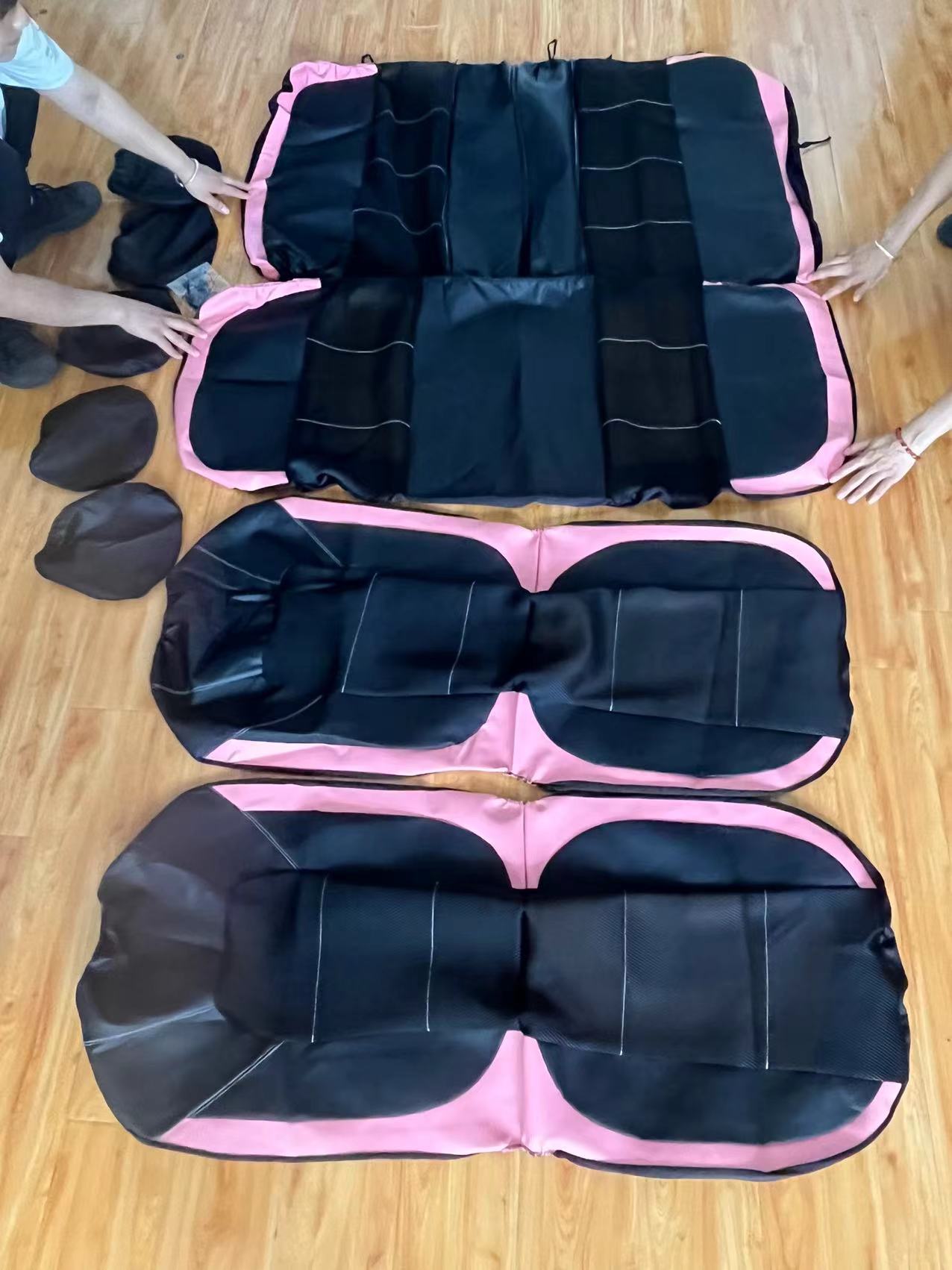 Car Seat Cover Bracket Sandwich Stitching Pu Leather 10