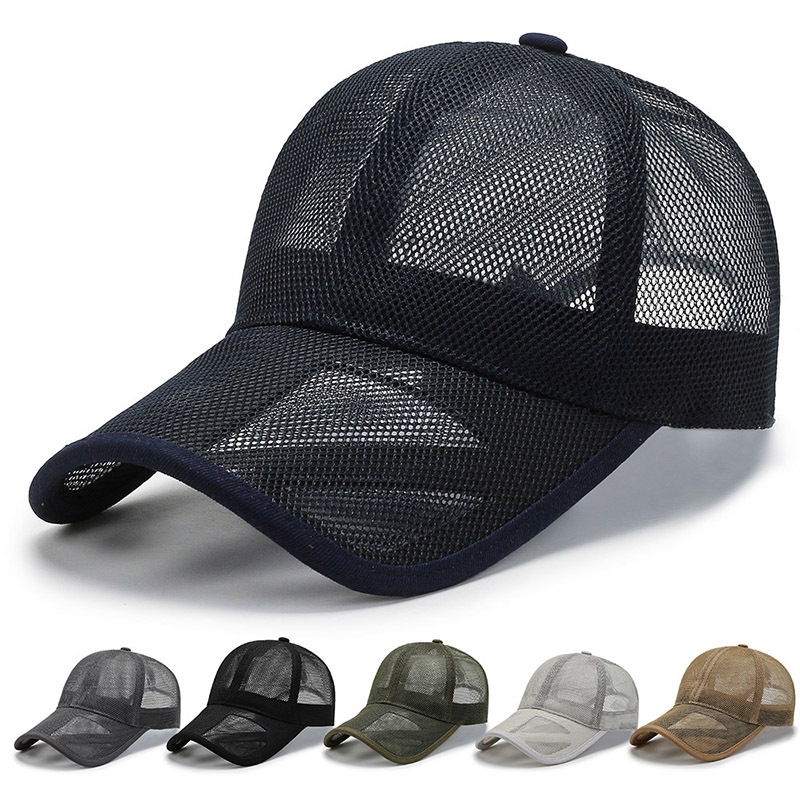 Men's Spring and Summer Breathable Mesh Sun Hat