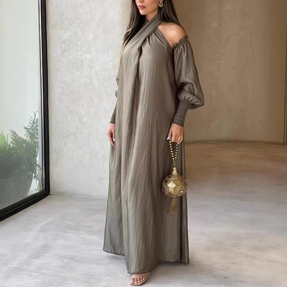New autumn and winter long-sleeve dress