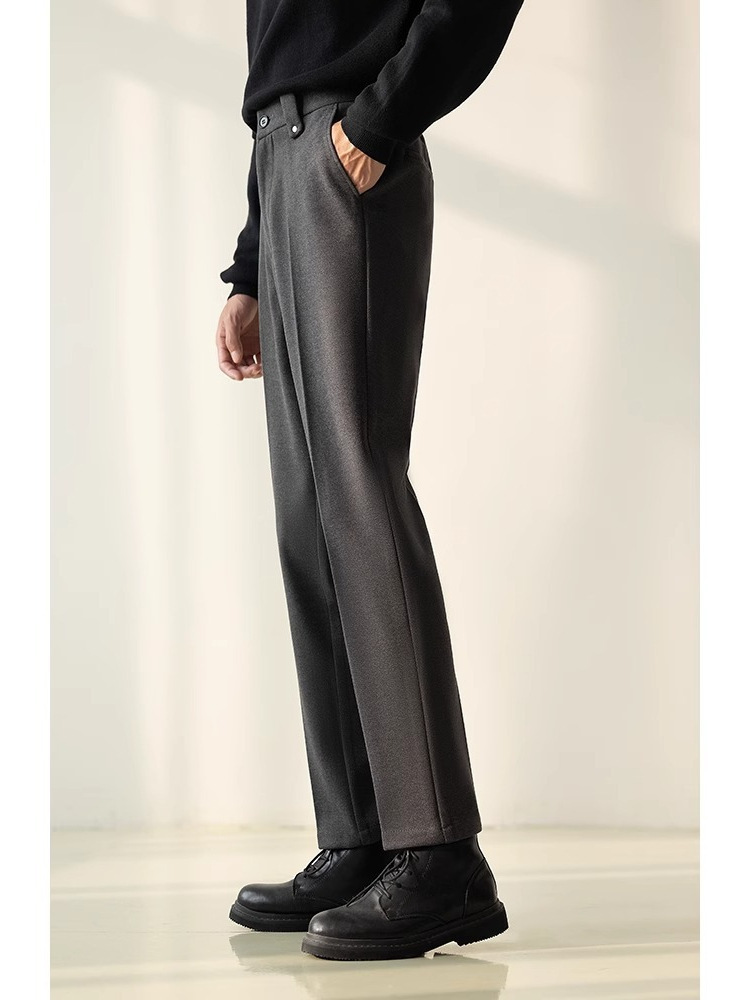 Men's Stylish Casual Straight-Leg Suit Pants 5