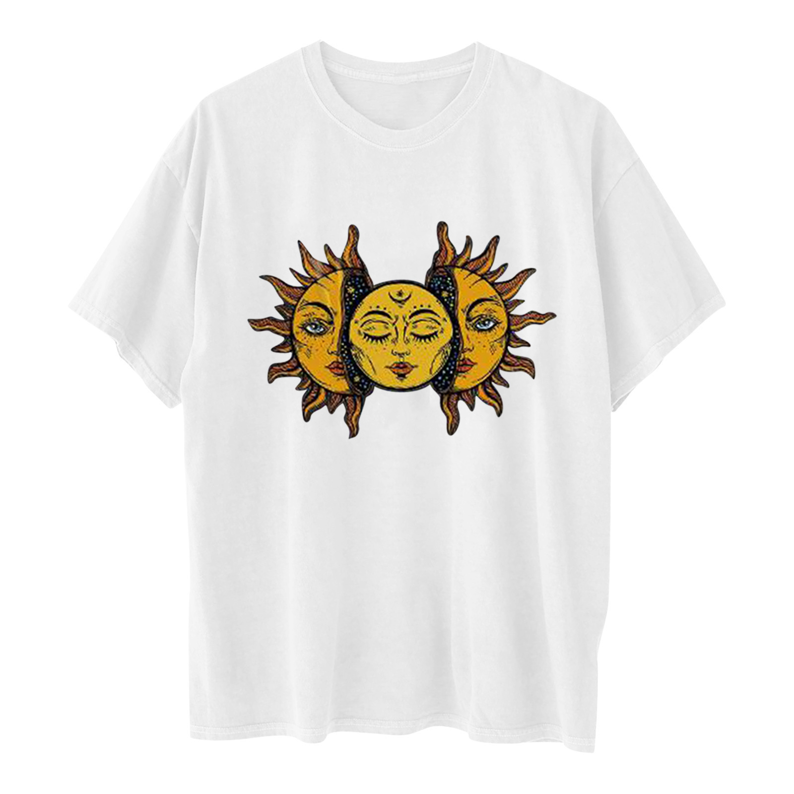 Sun and Moon Printed T-Shirt 11