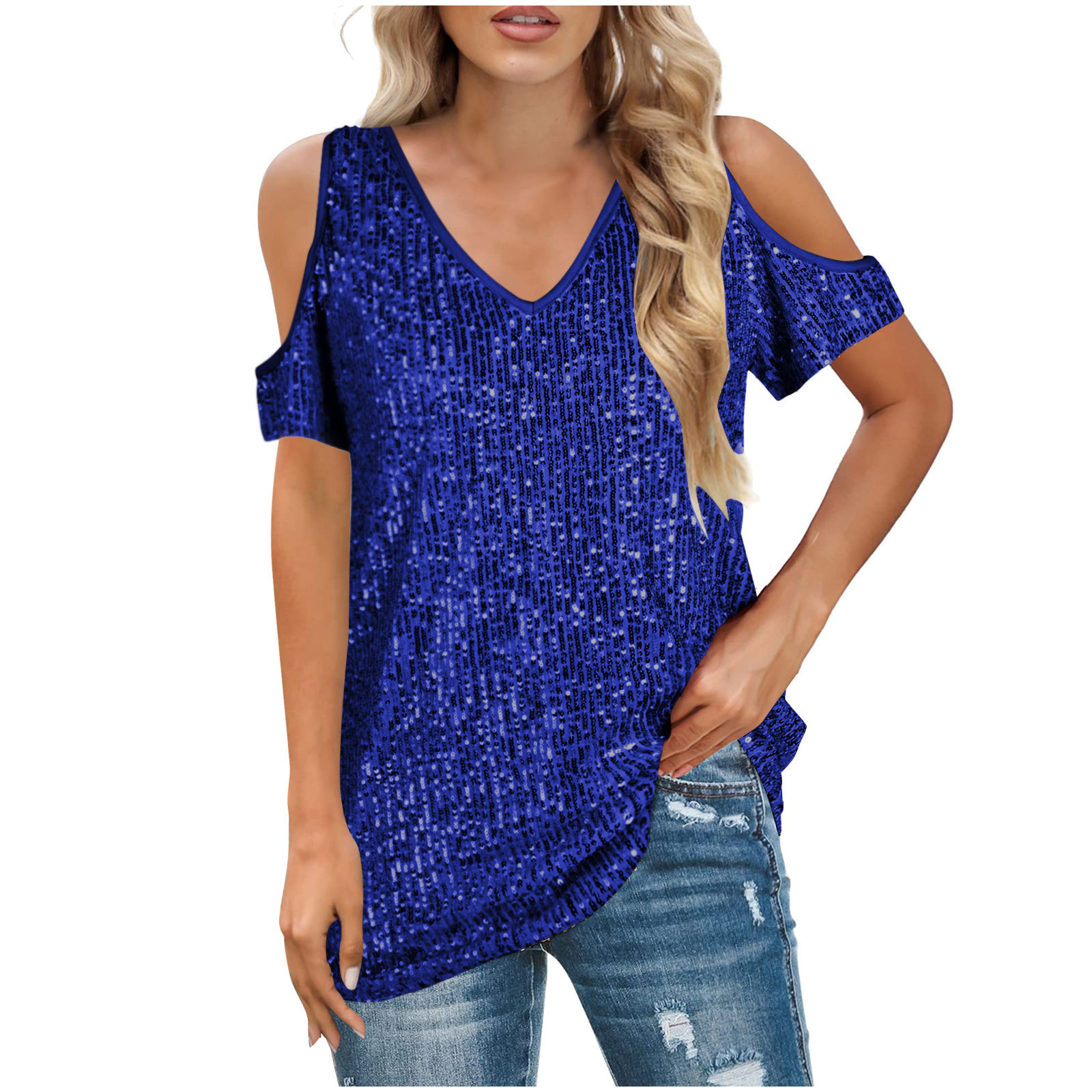 Women's Off-Shoulder Short Sleeve Top 5