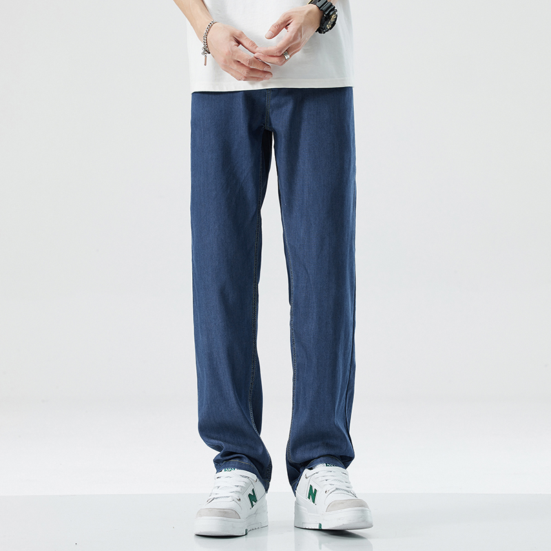 Men's Loose Fit Ice Silk Leisure Jeans