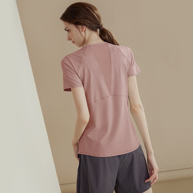 Mesh Panel Quick-Dry Slimming Sports Top 5