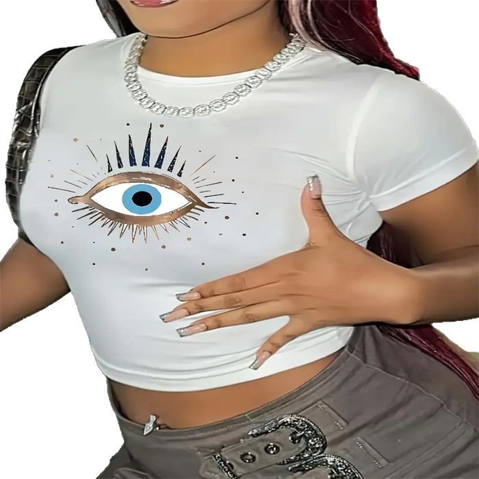 Slim Fit Sexy Short T-Shirt 4