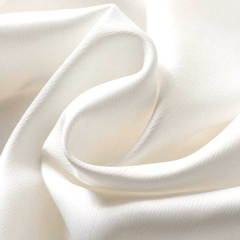 Silky Acetate Satin Round Neck T-Shirt for Women 7