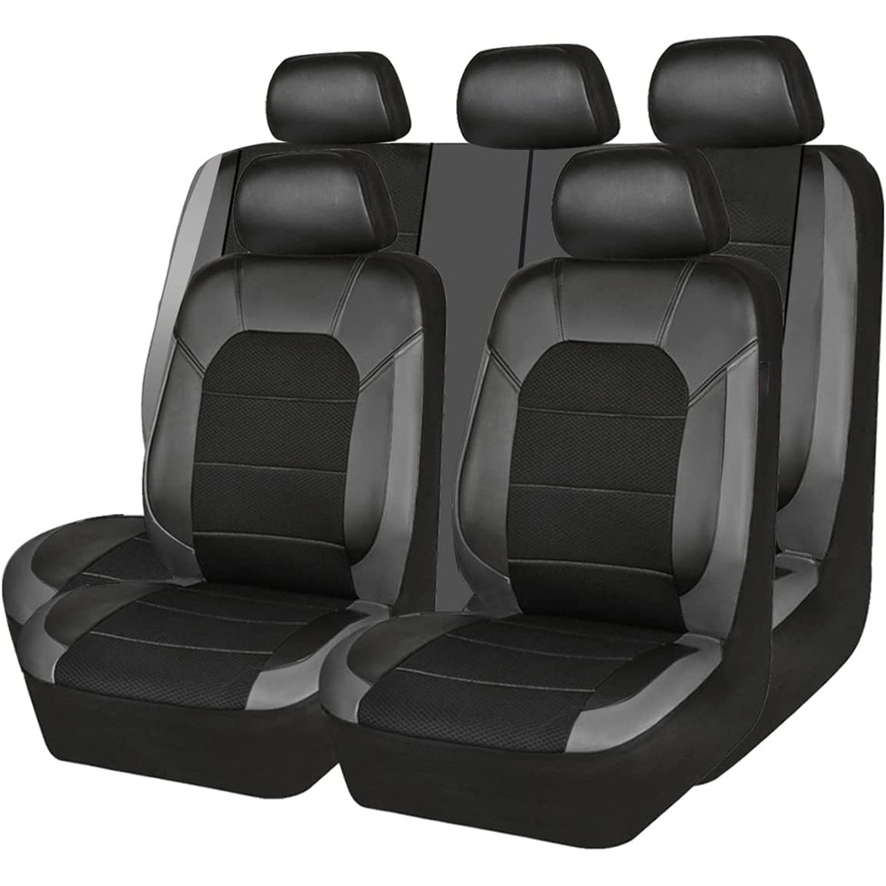 Car Seat Cover Bracket Sandwich Stitching Pu Leather 3